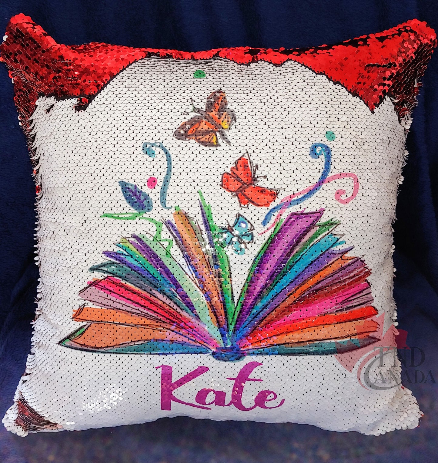 ...Custom Sequin Throw Pillow