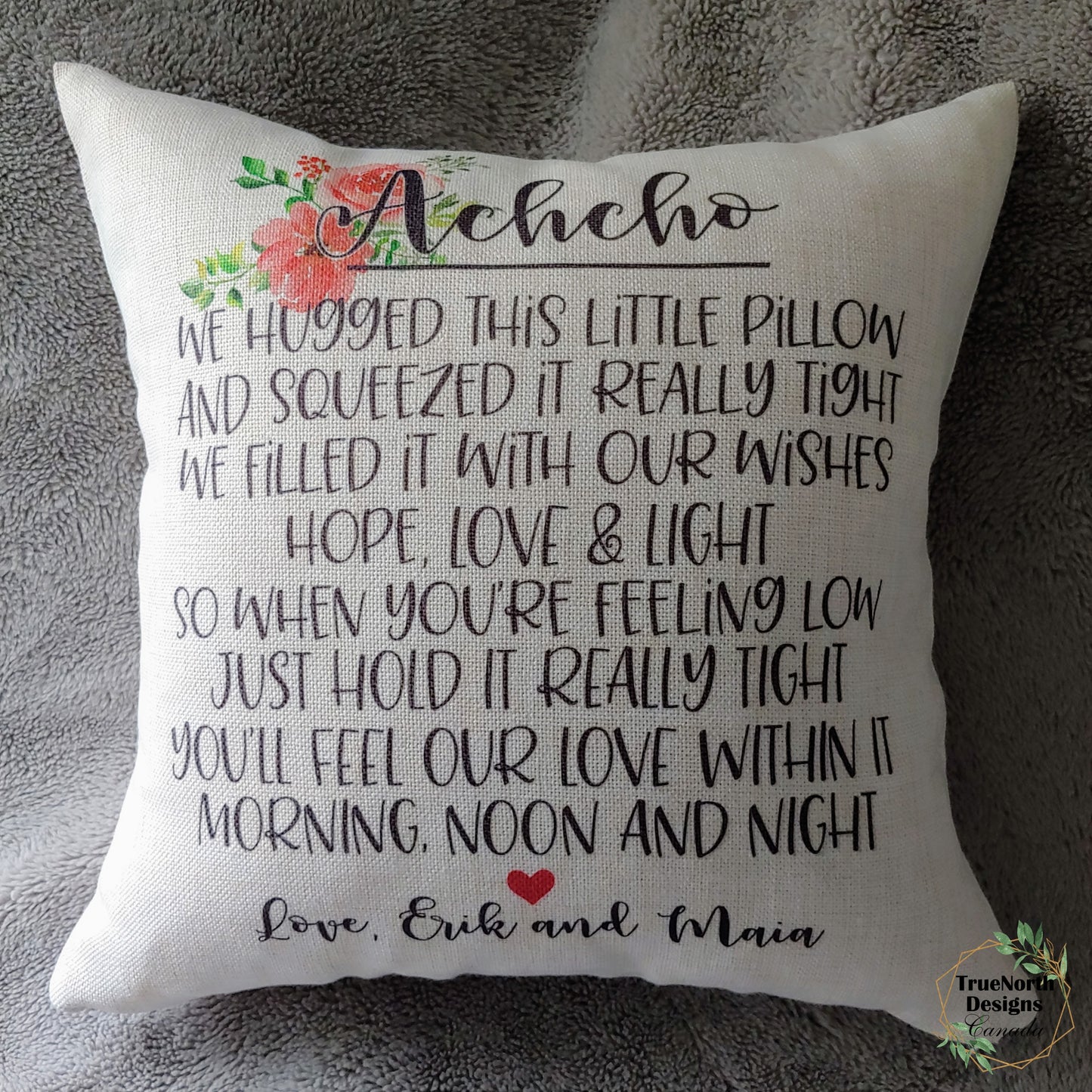 Hug Pillow For Grandma