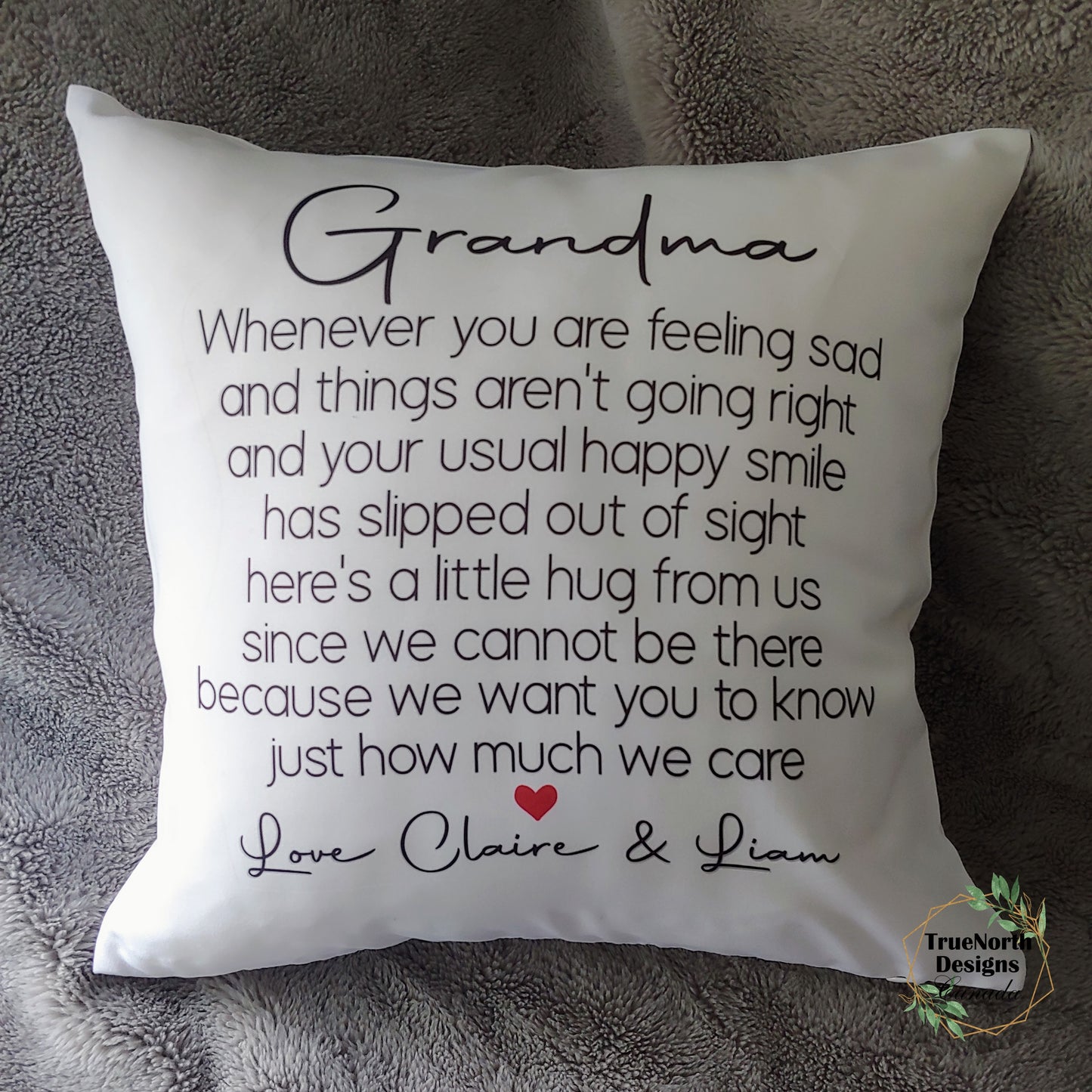 Grandma Hugging Pillow