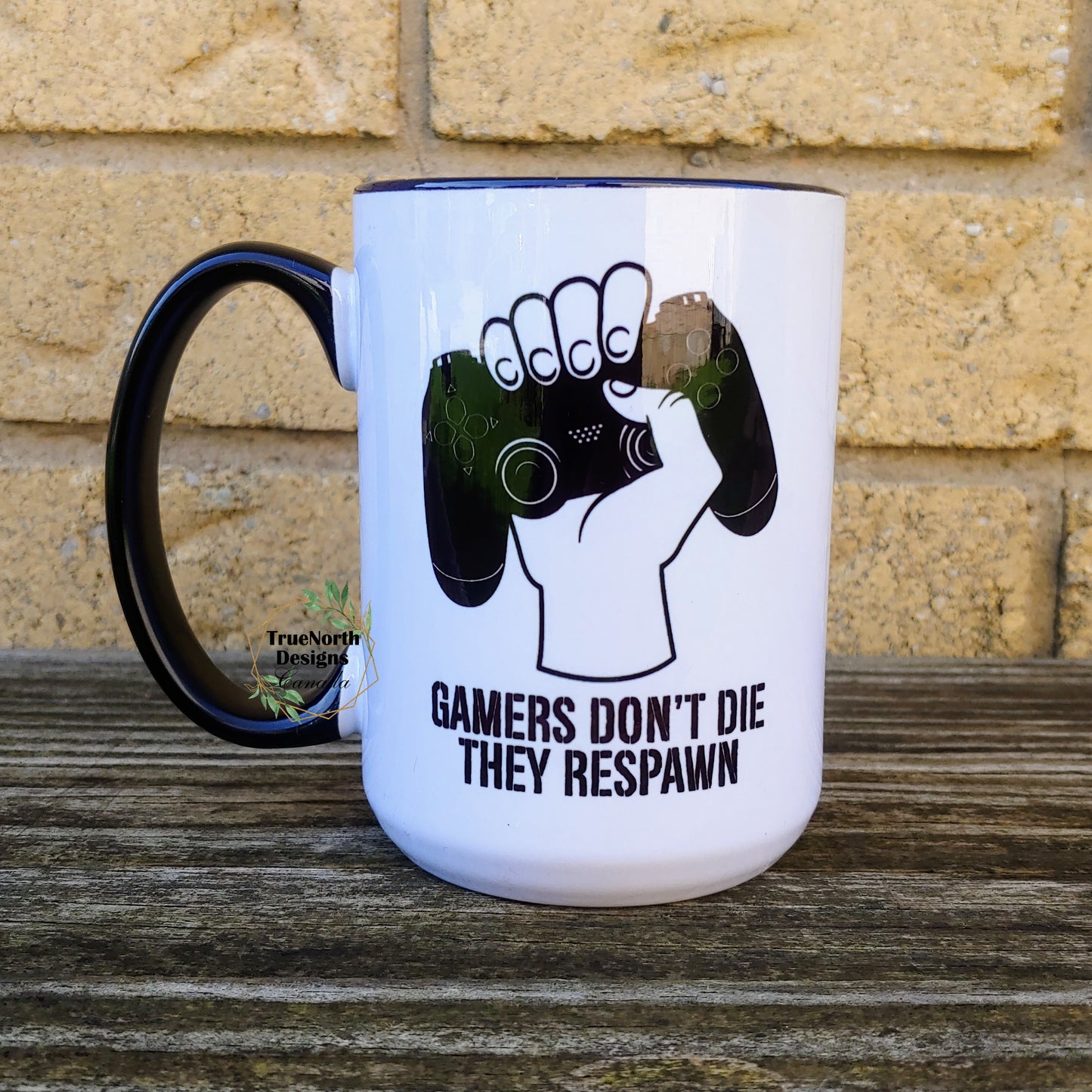 Gamers Don't Die They Respawn Mug