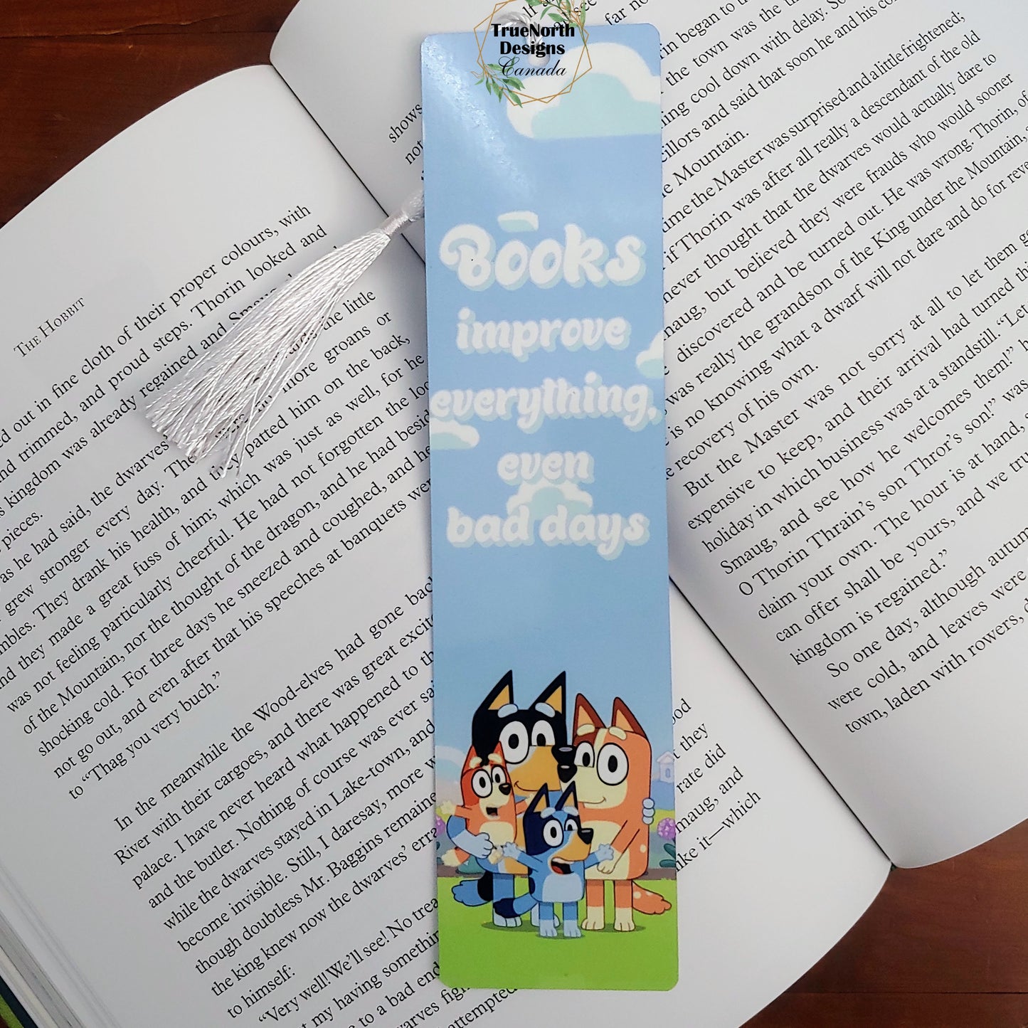Books Improve Everything Even Bad Days Bookmark