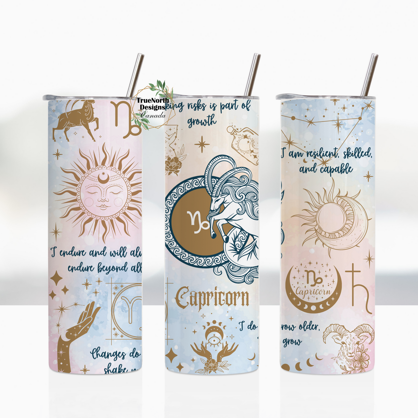 Capricorn Zodiac Tumbler