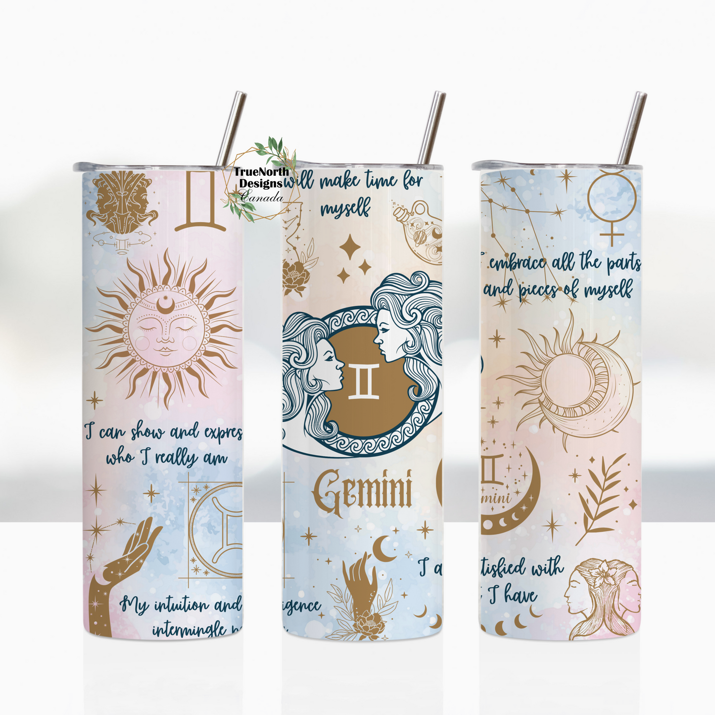 Gemini Zodiac Tumbler