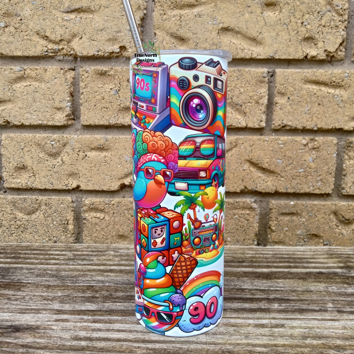 90s Retro Groove Tumbler