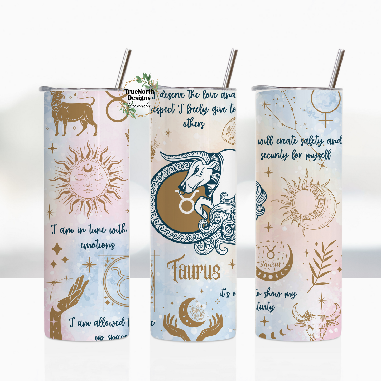 Taurus Zodiac Tumbler