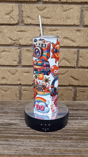 90s Retro Groove Tumbler