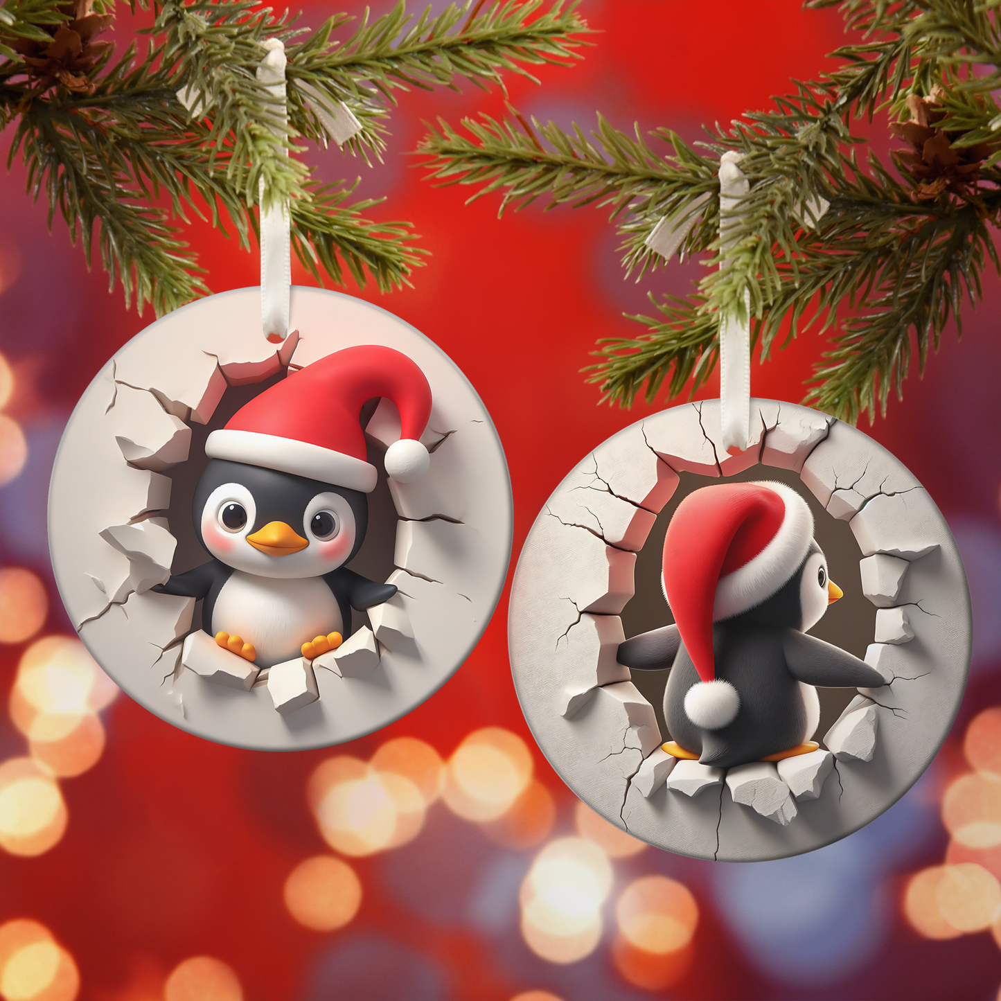 Cute Chibi Double-Sided Ornament