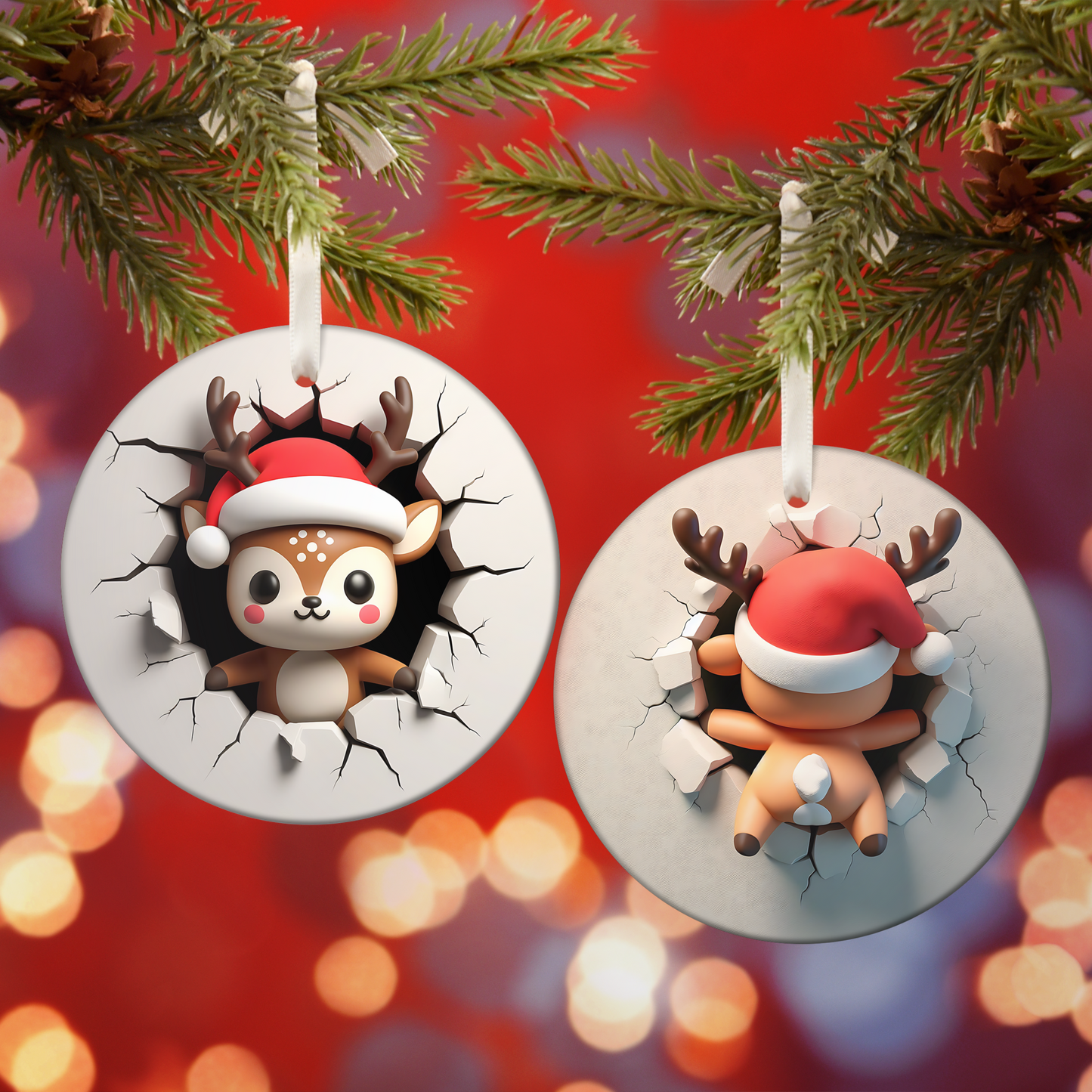 Cute Chibi Double-Sided Ornament