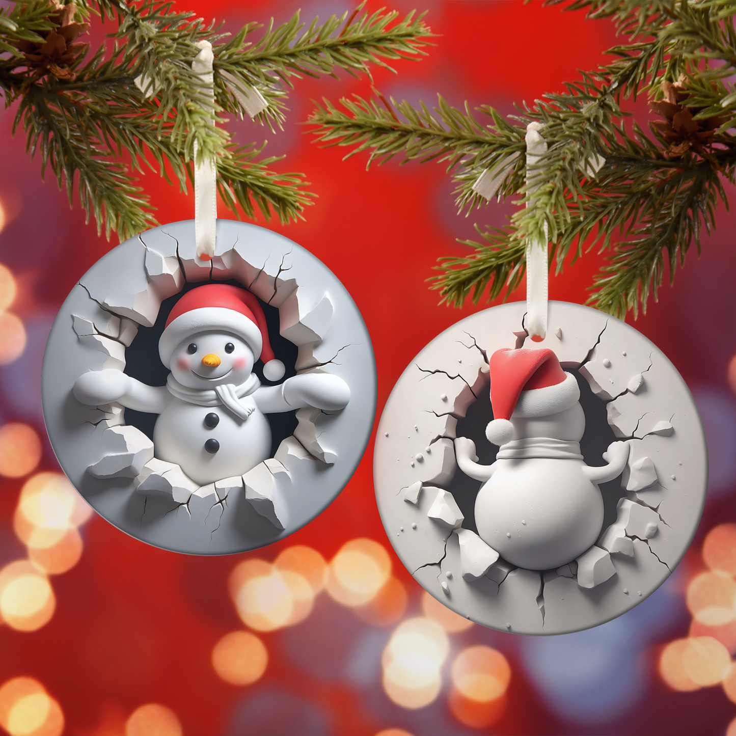 Cute Chibi Double-Sided Ornament