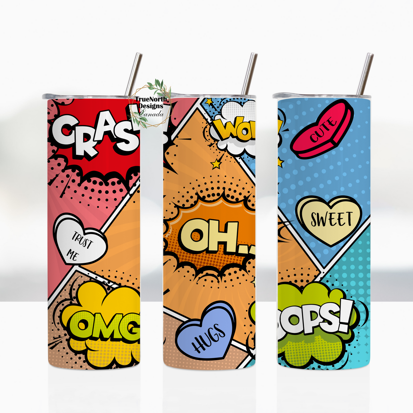 Comic Candy Pop Art Style Tumbler