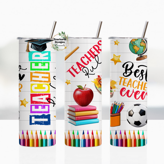 Teacher Life, Teachers Rule Tumbler