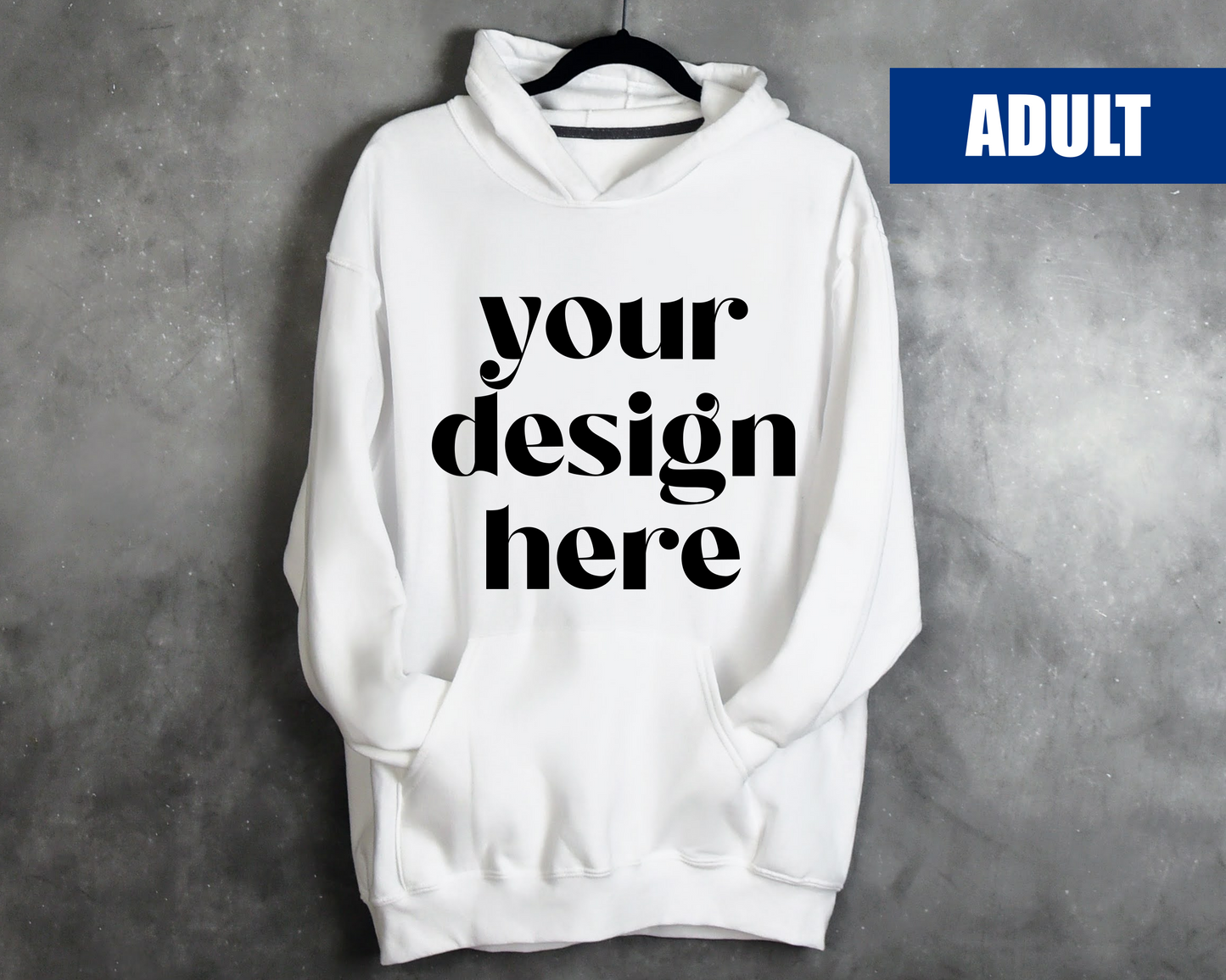 Custom Adult Unisex Hoodie