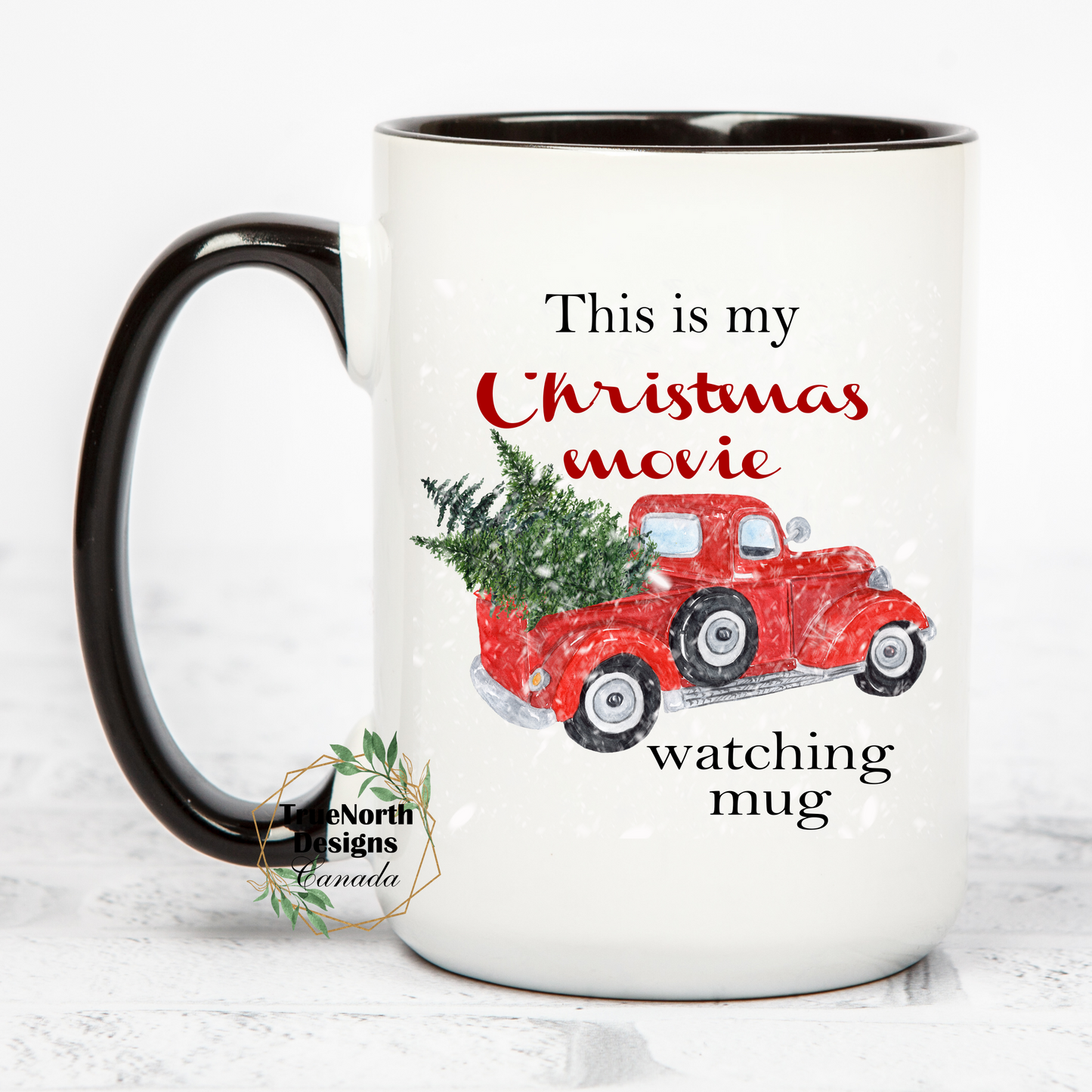 Christmas Movie Watching mug