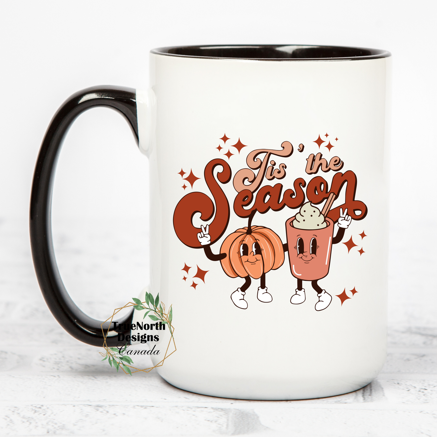 Tis' The Season Retro Fall mug