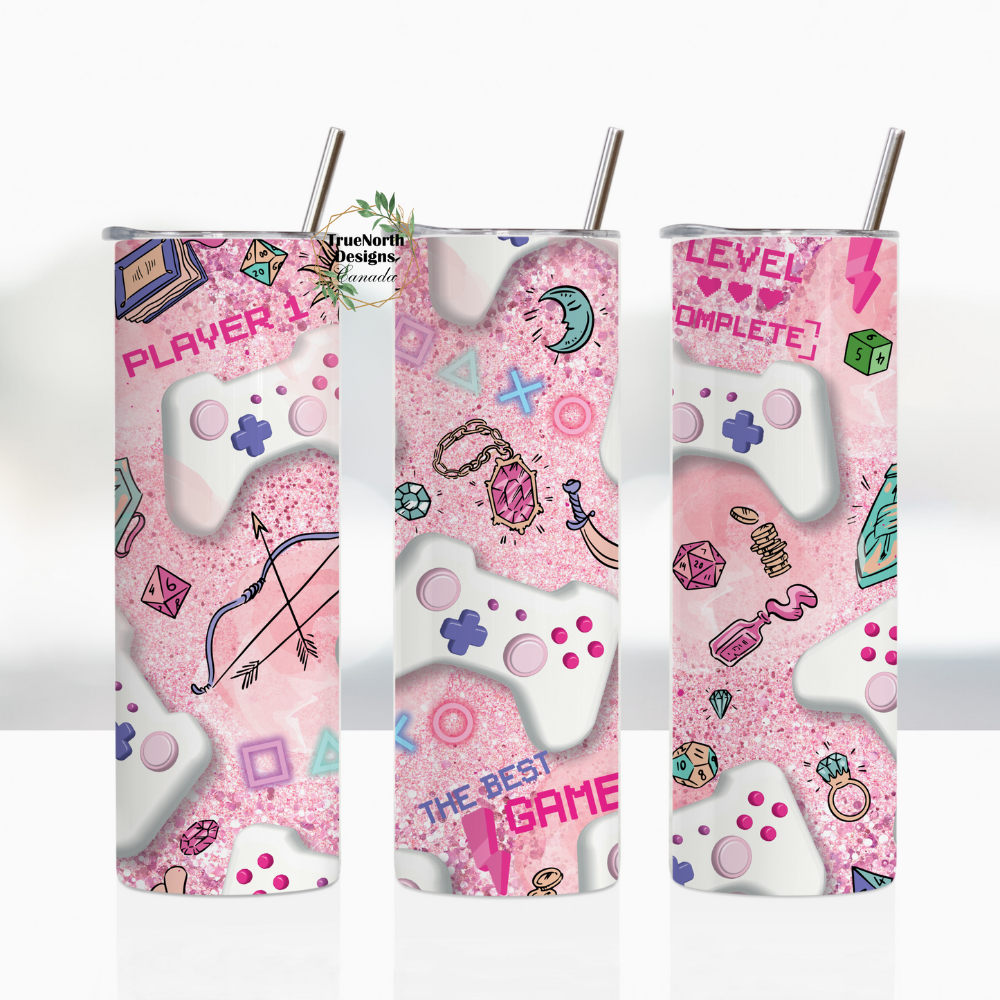 Gamer Girl Controller Tumbler