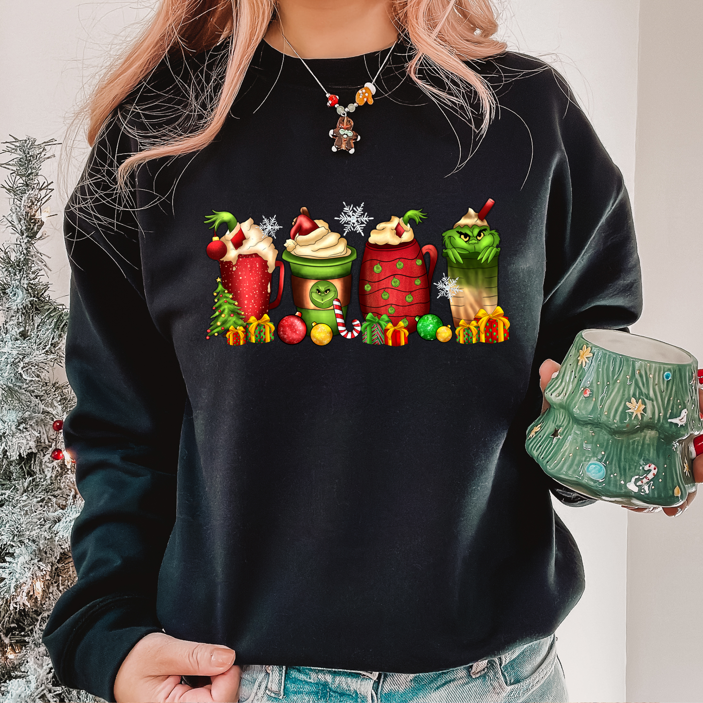 Grinchmas Style Coffee Drinks