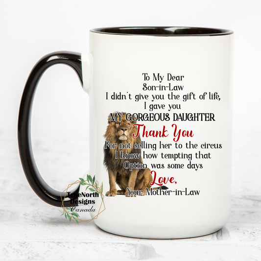 To My Dear Son-in-Law Mug