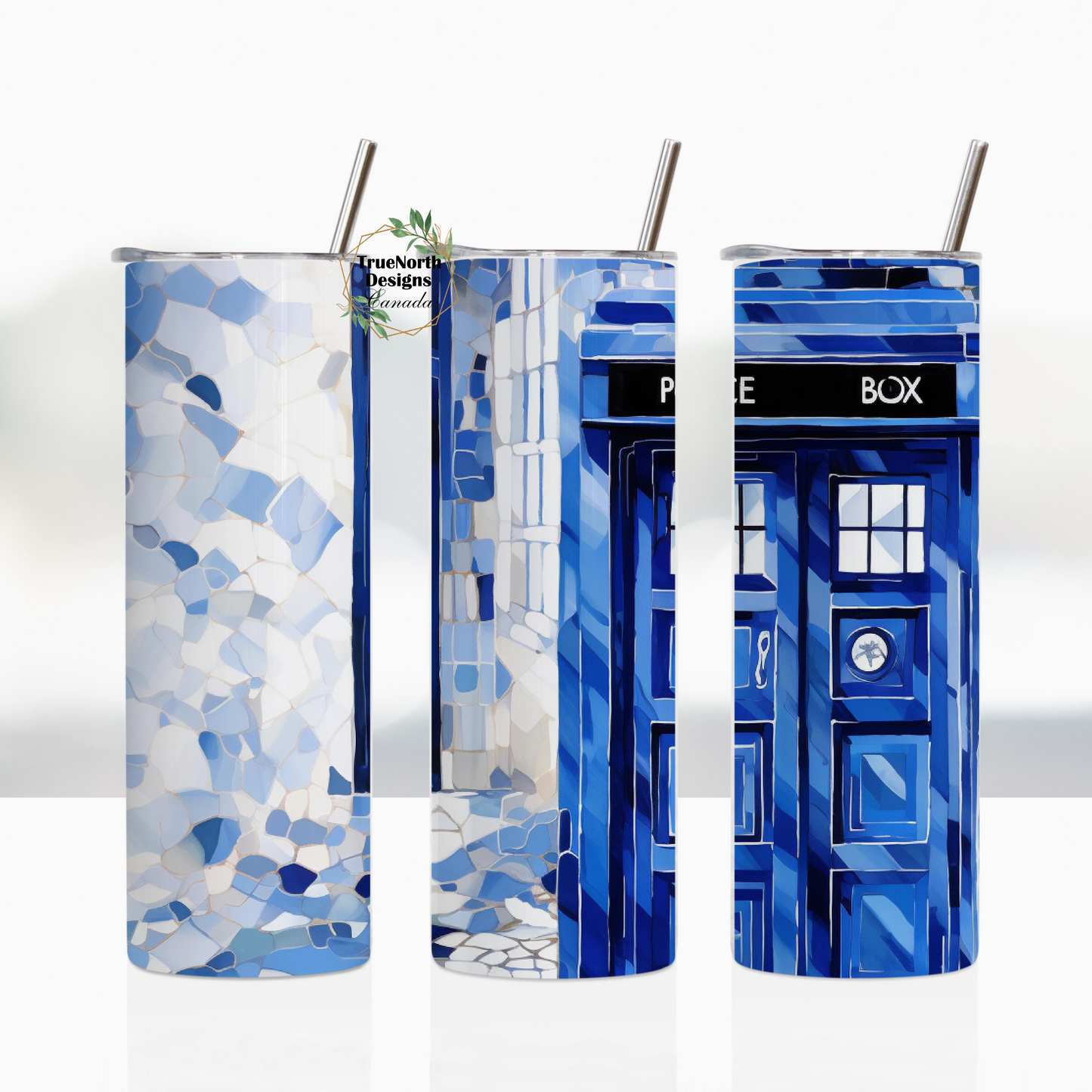 Dr. Who Tardis Tumbler
