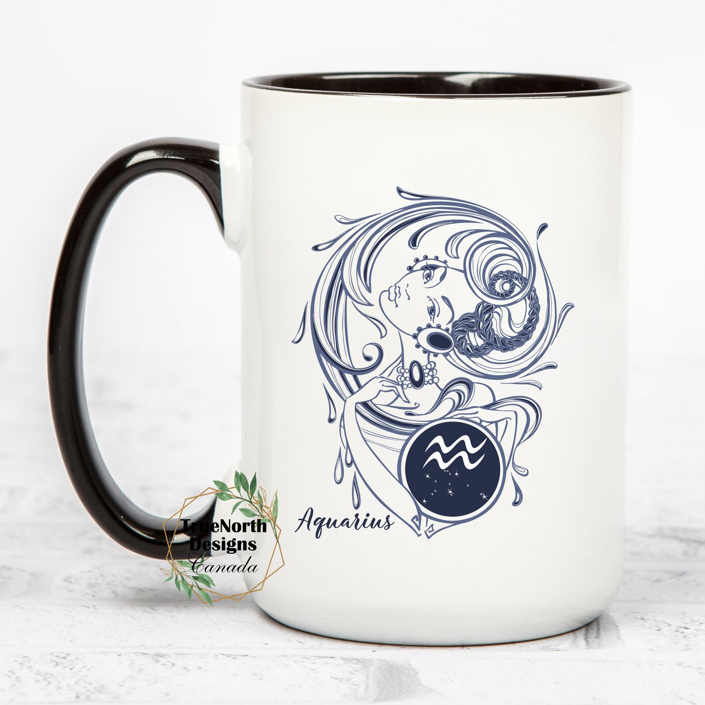 Aquarius Zodiac Sign Mug