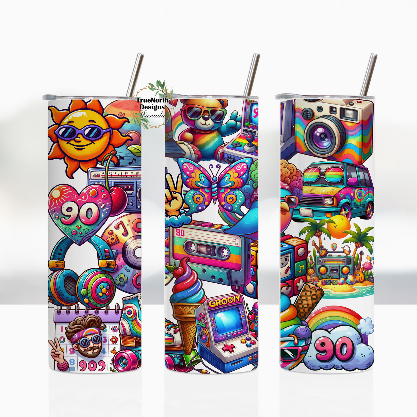 90s Retro Groove Tumbler