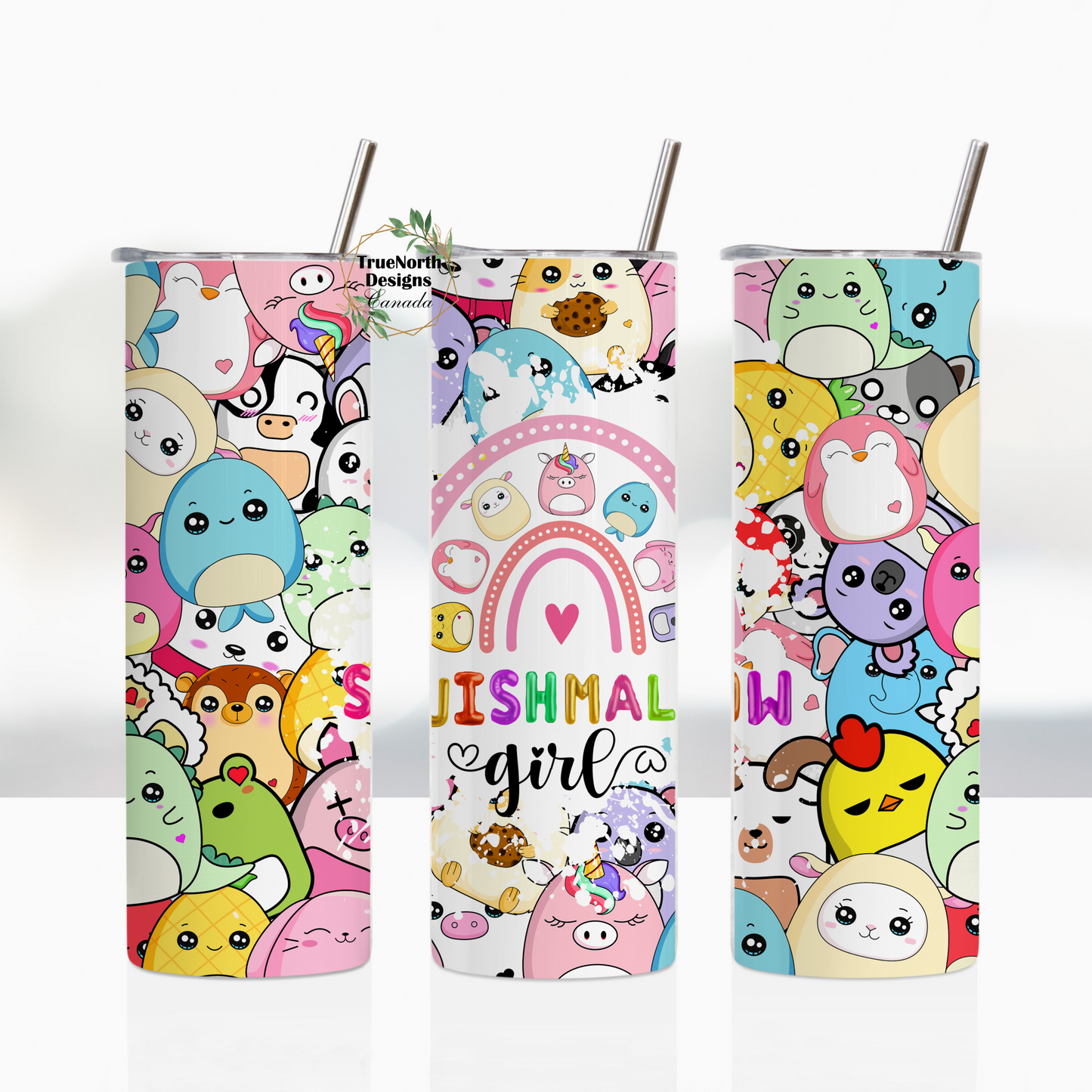 Cute Kawaii Squishmallow Girl Tumbler