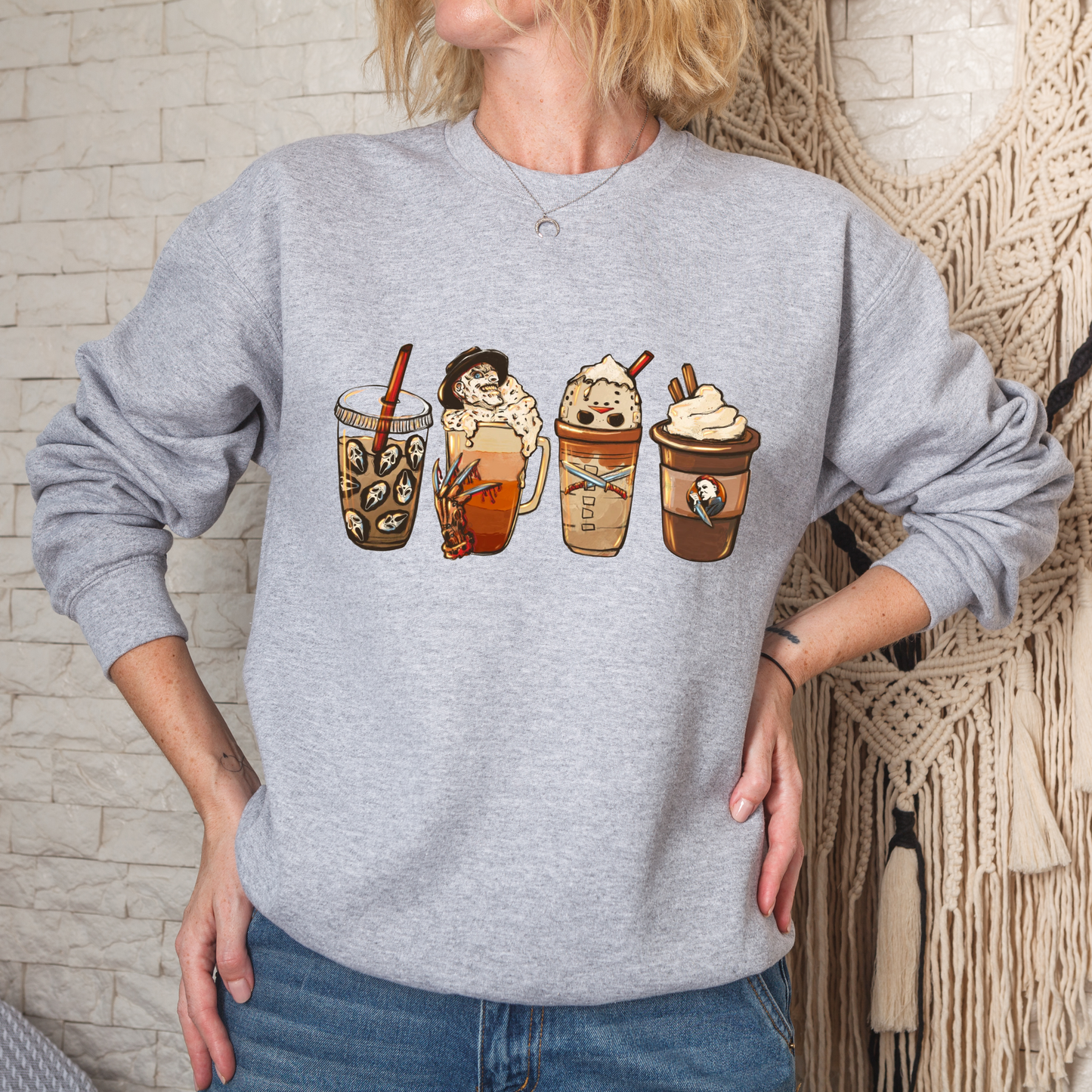 Horror Characters Coffee Drinks