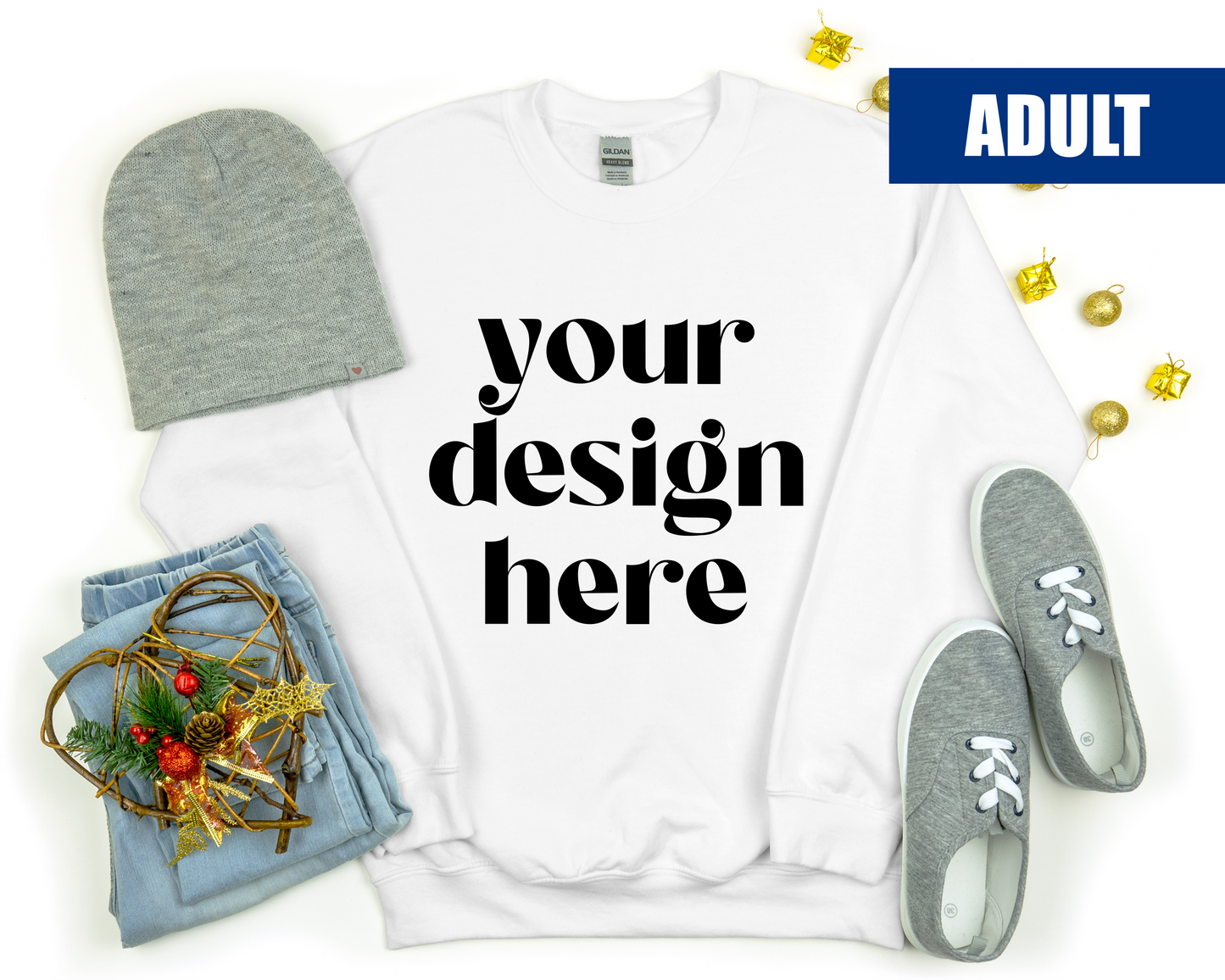 Custom Adult Unisex Crewneck