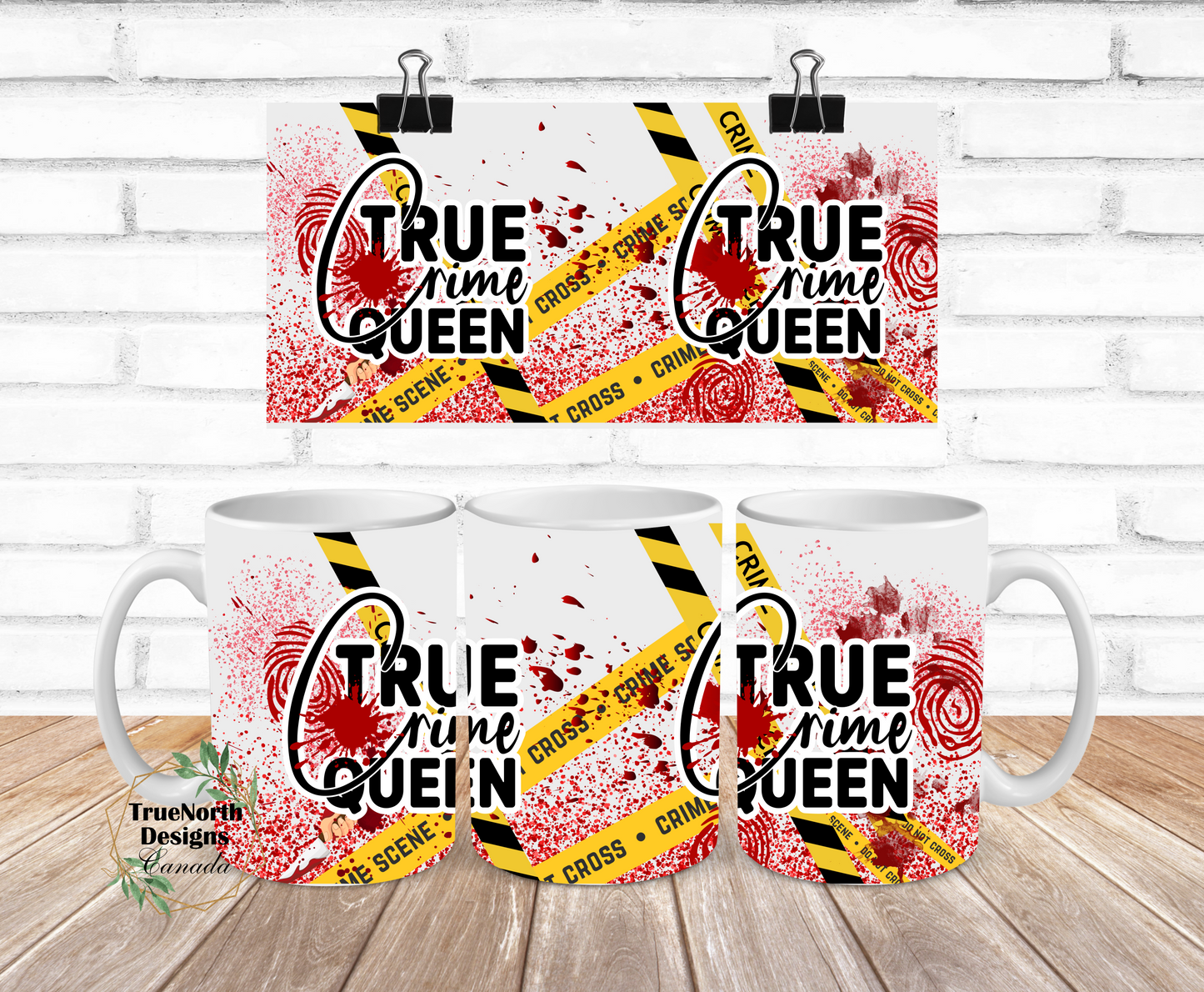 True Crime Queen Wraparound Mug