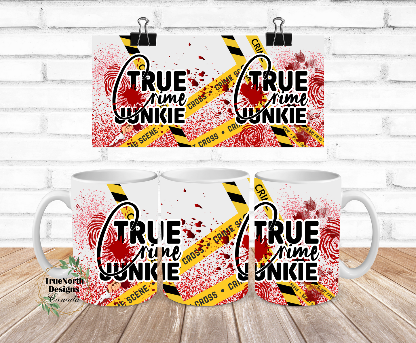 True Crime Junkie Wraparound Mug