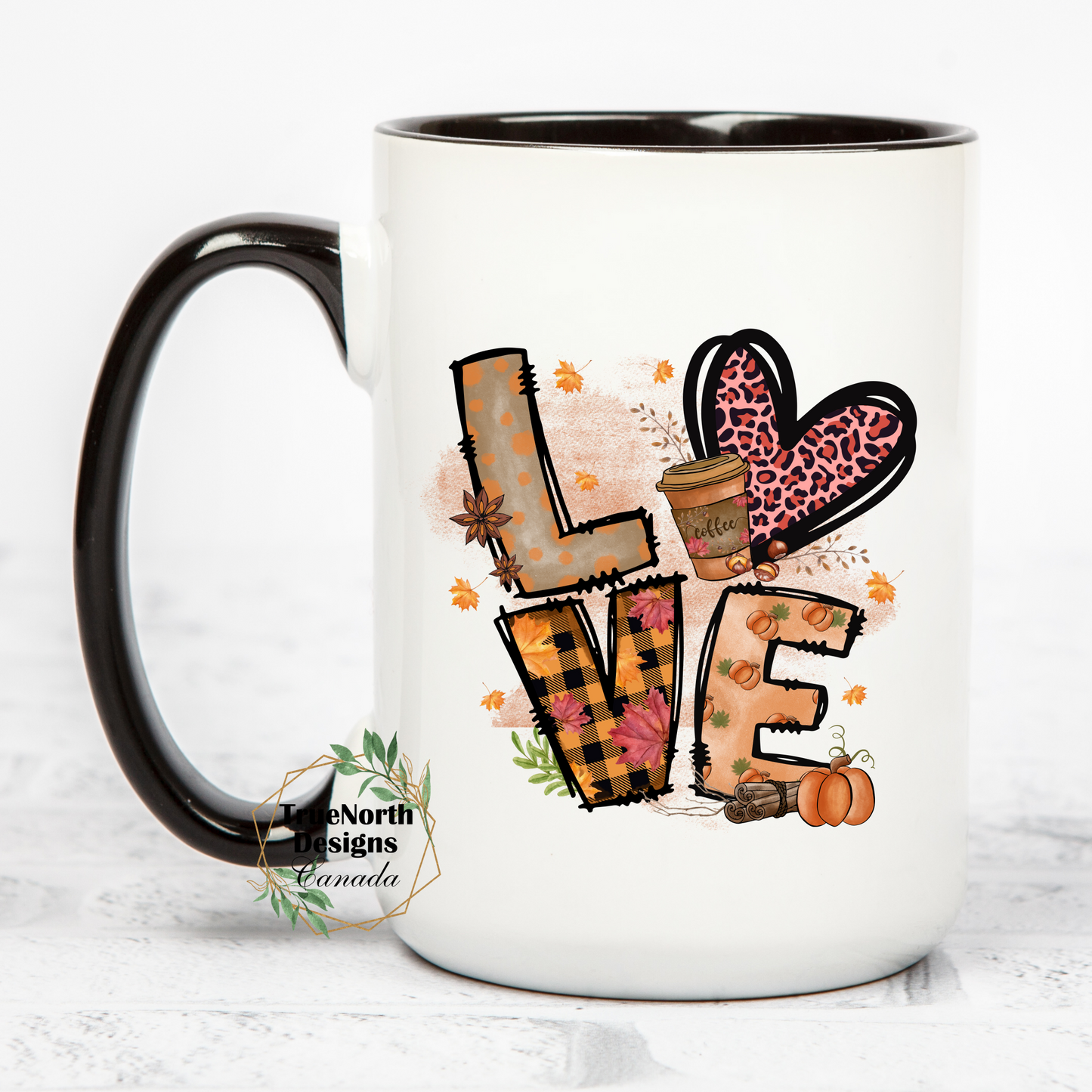 Autumn Fall Love Vibes mug