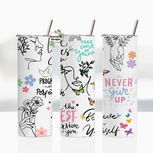 Believe In Yourself Positive Affirmation Tumbler