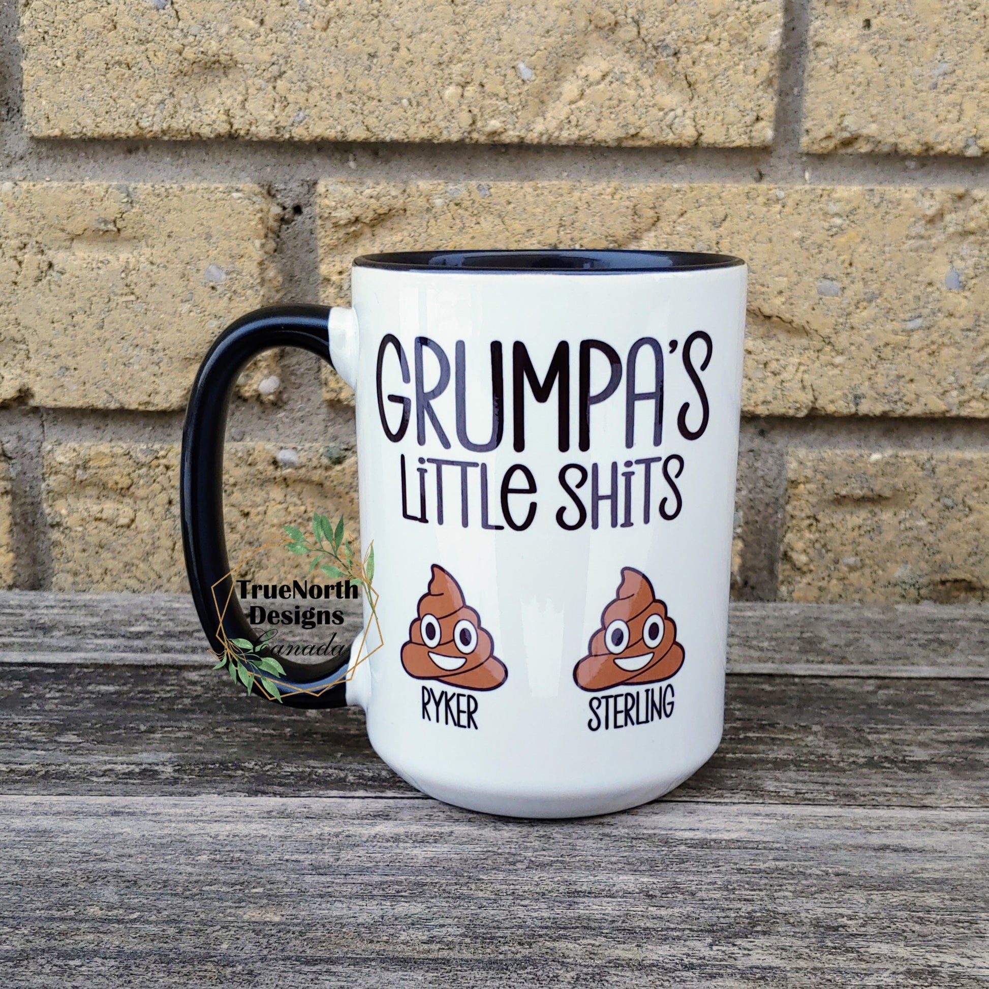 Grandpa's Little Shits Mug TNDCanada