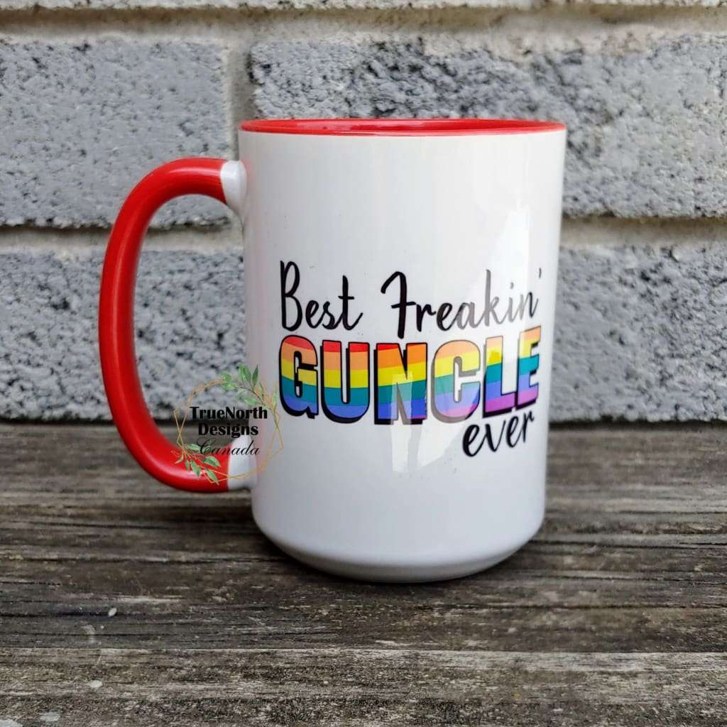 Best Freakin' Guncle Ever Mug TNDCanada