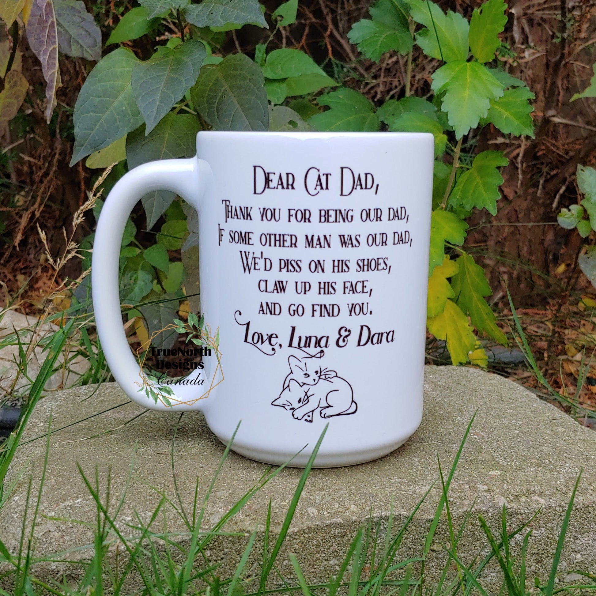 Dear Cat Dad Mug TNDCanada