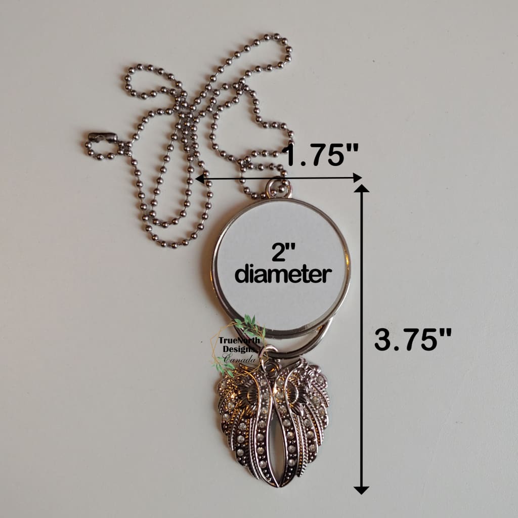 ...Double Sided Memorial Angel Wings Car Charms TNDCanada