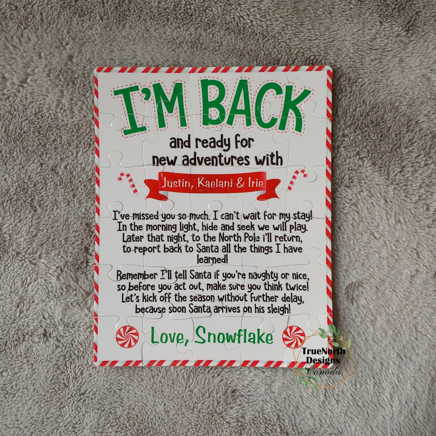 Elf Return Letter Jigsaw Puzzle TNDCanada