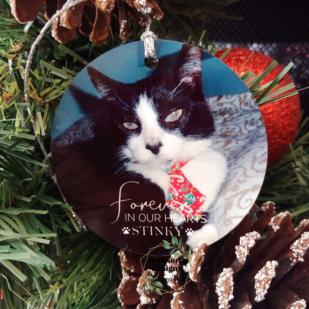 Forever In Our Hearts Pet Memorial Photo Ornament TNDCanada