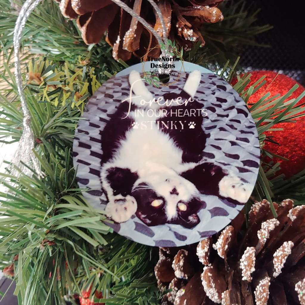Forever In Our Hearts Pet Memorial Photo Ornament TNDCanada