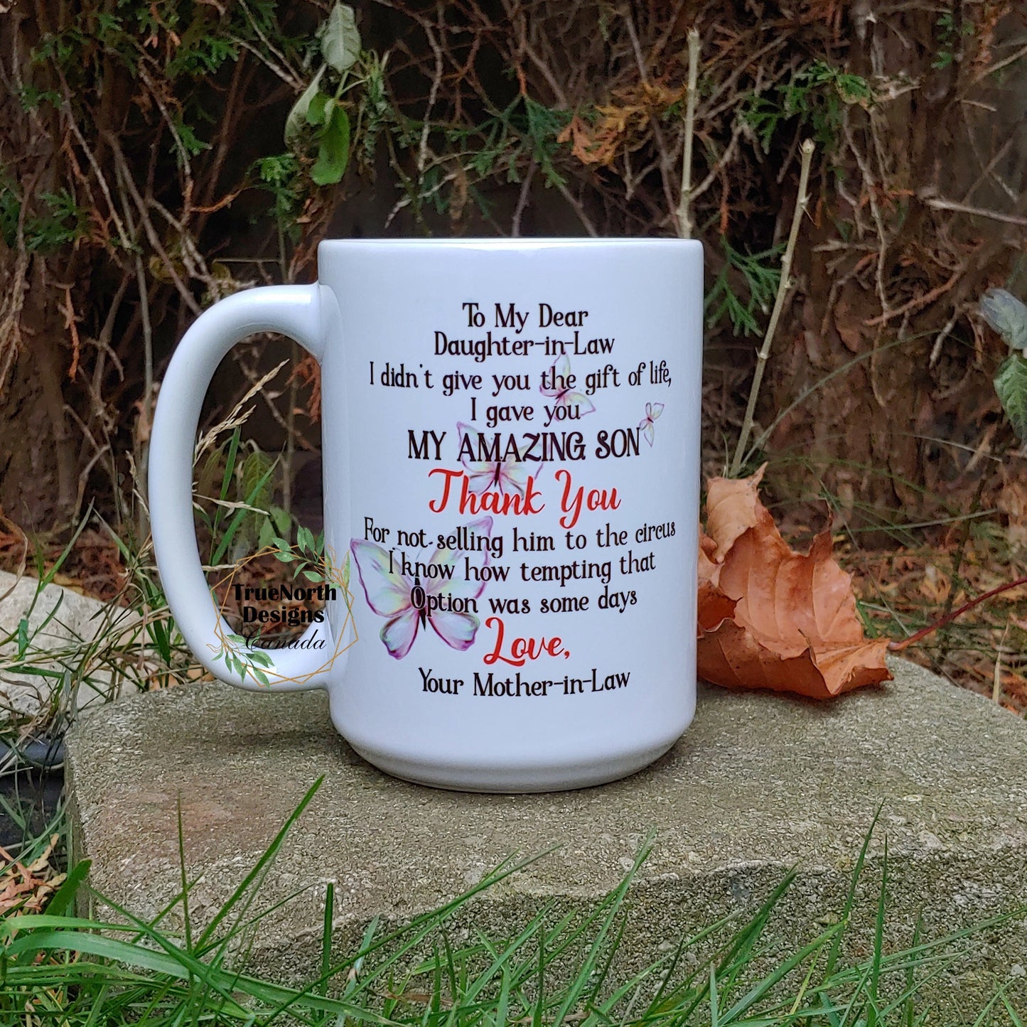 To My Dear Daughter-in-Law Mug TNDCanada