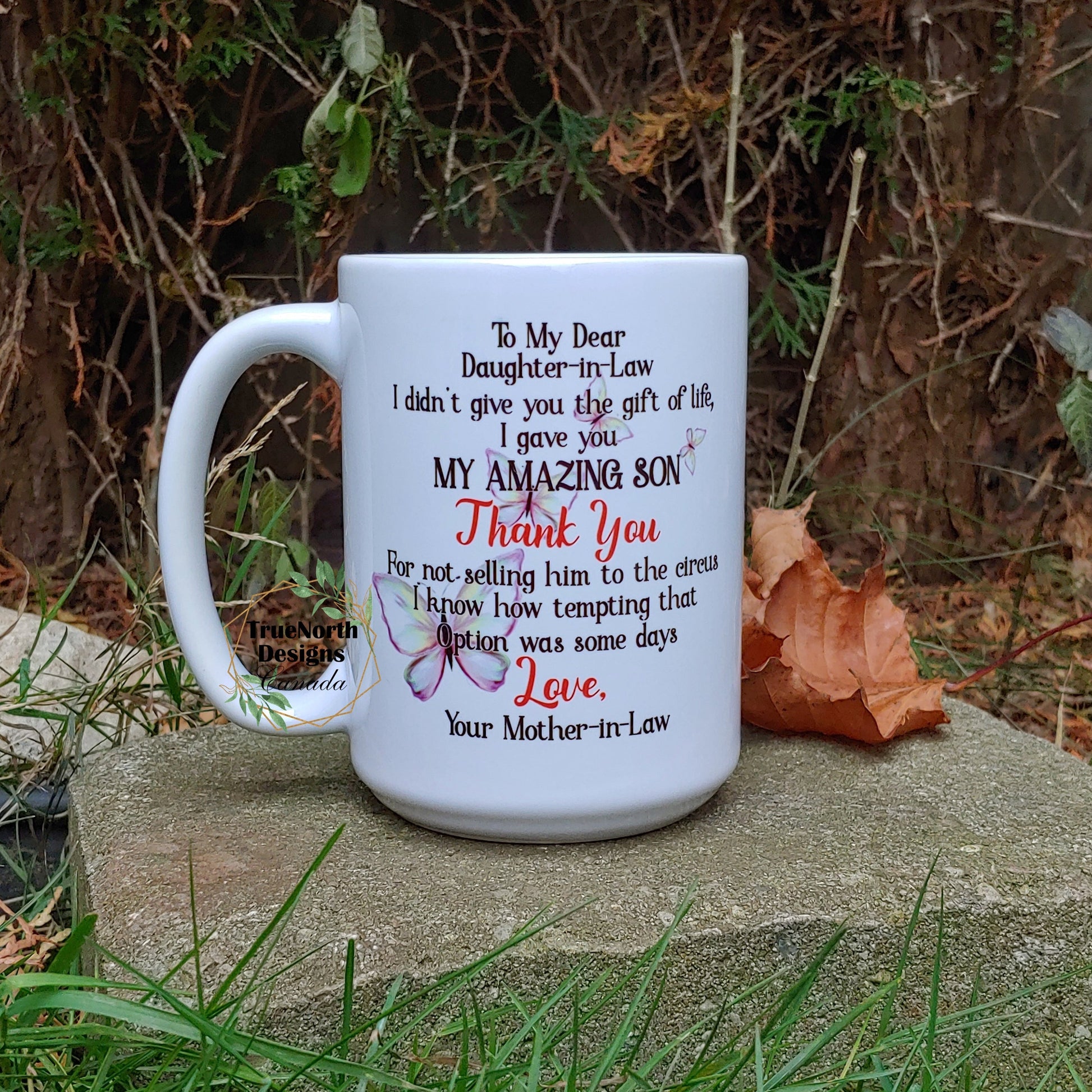 To My Dear Daughter-in-Law Mug TNDCanada