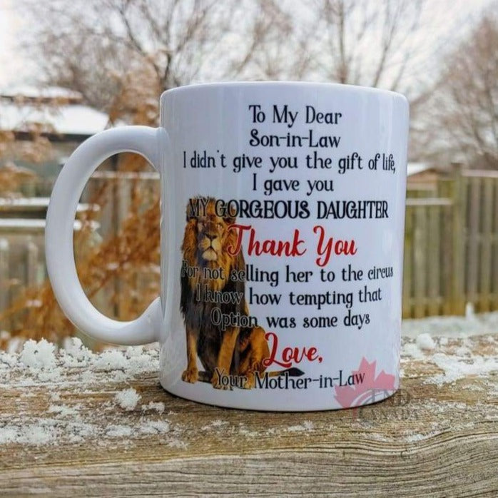 To My Dear Son-in-Law Mug TNDCanada