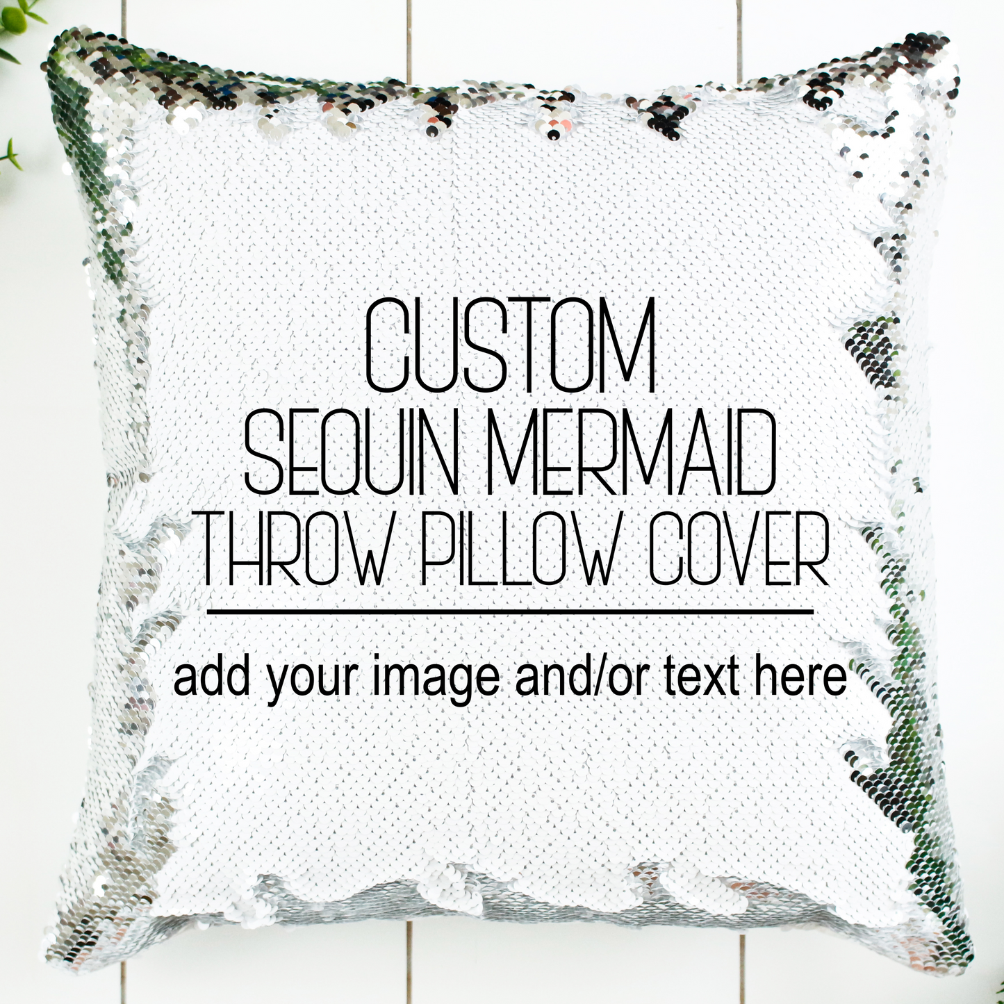 ...Custom Sequin Mermaid Throw Pillow TNDCanada