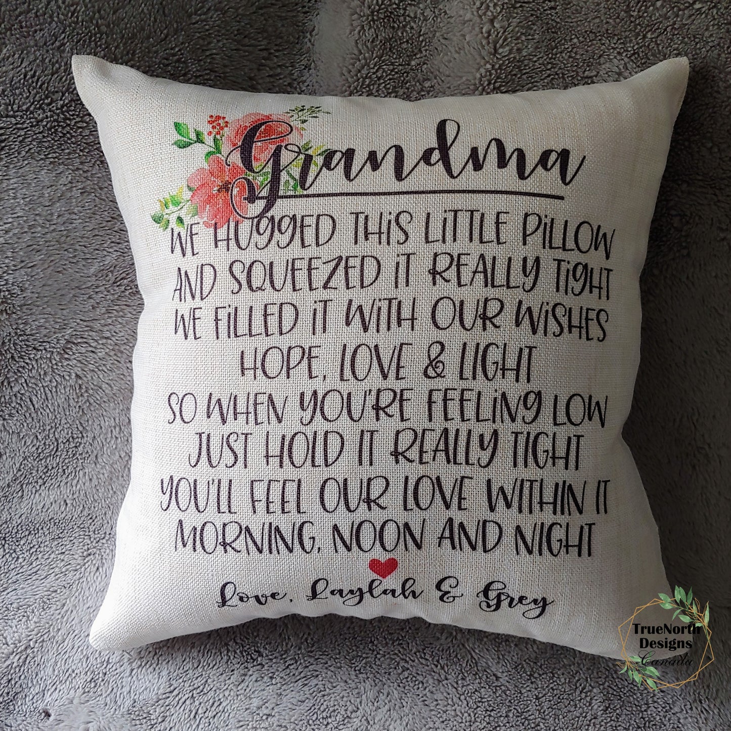 Hug Pillow For Grandma