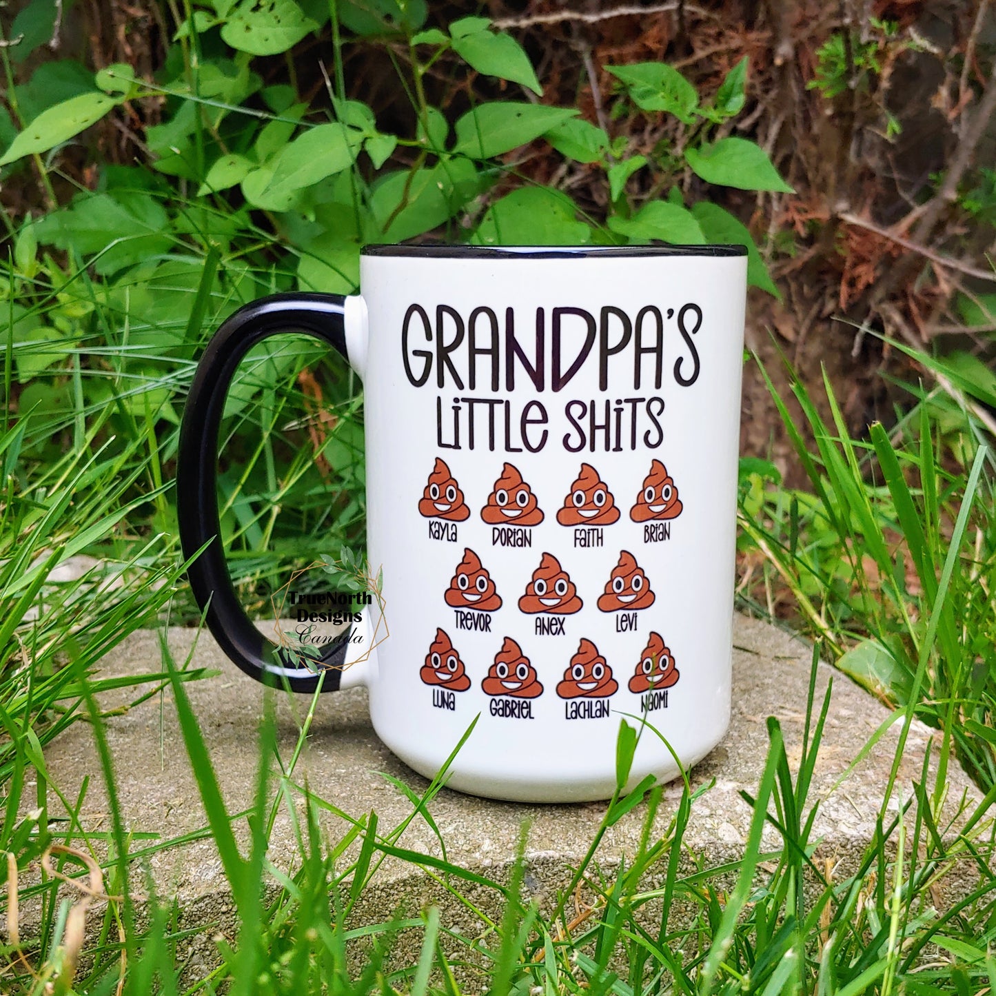 Grandpa's Little Shits Mug