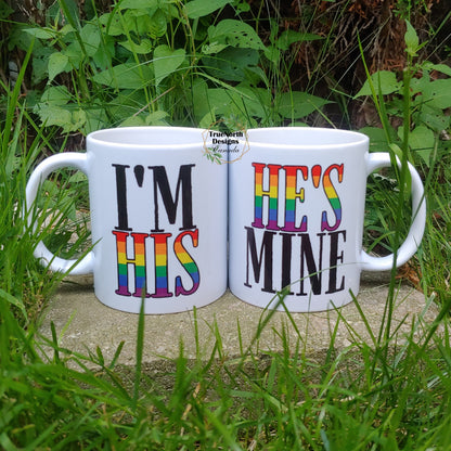 I'm His, He's Mine Couples Mugs
