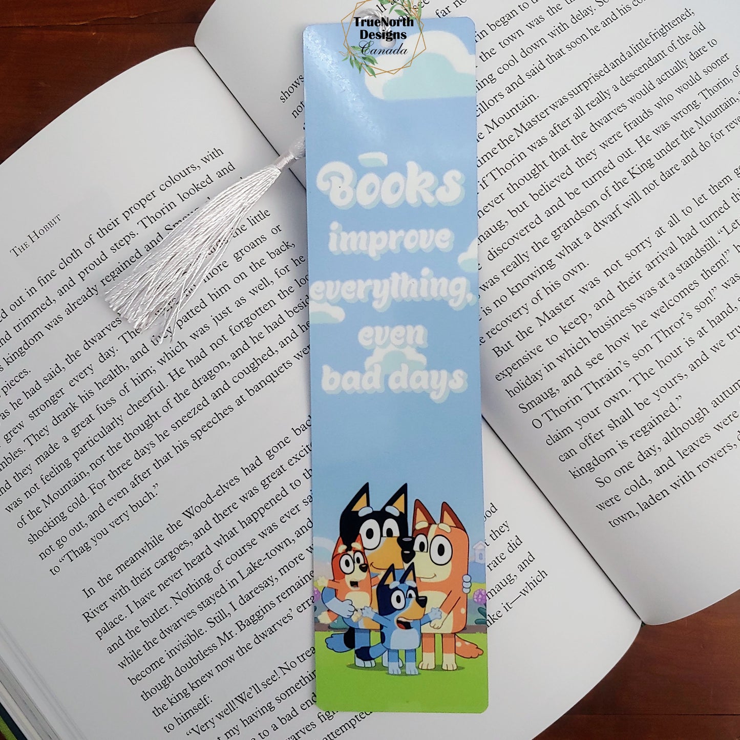 Books Improve Everything Even Bad Days Bookmark