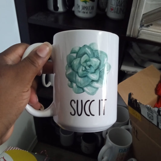 Succ It Mug (15oz white, old design)
