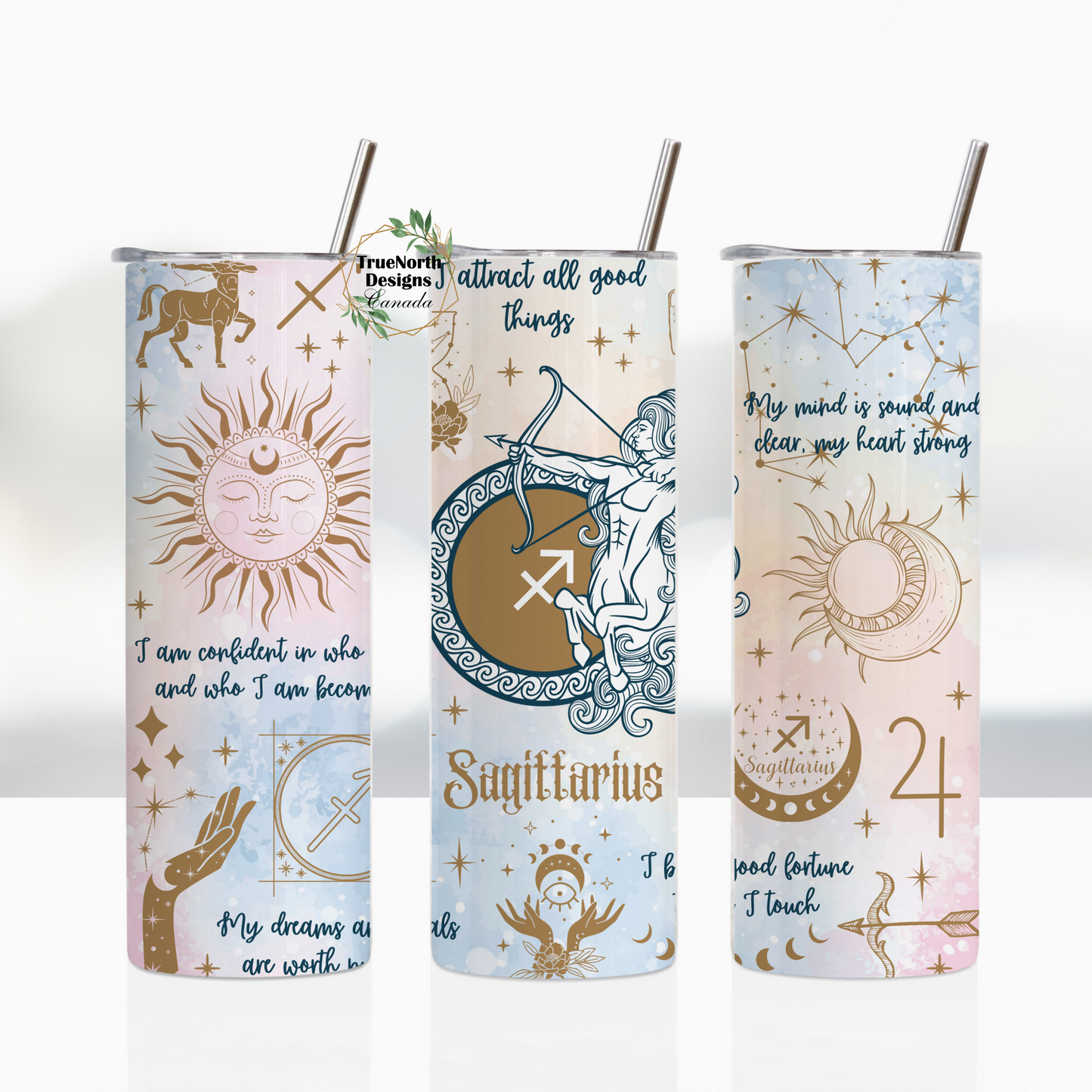 Sagittarius Zodiac Tumbler