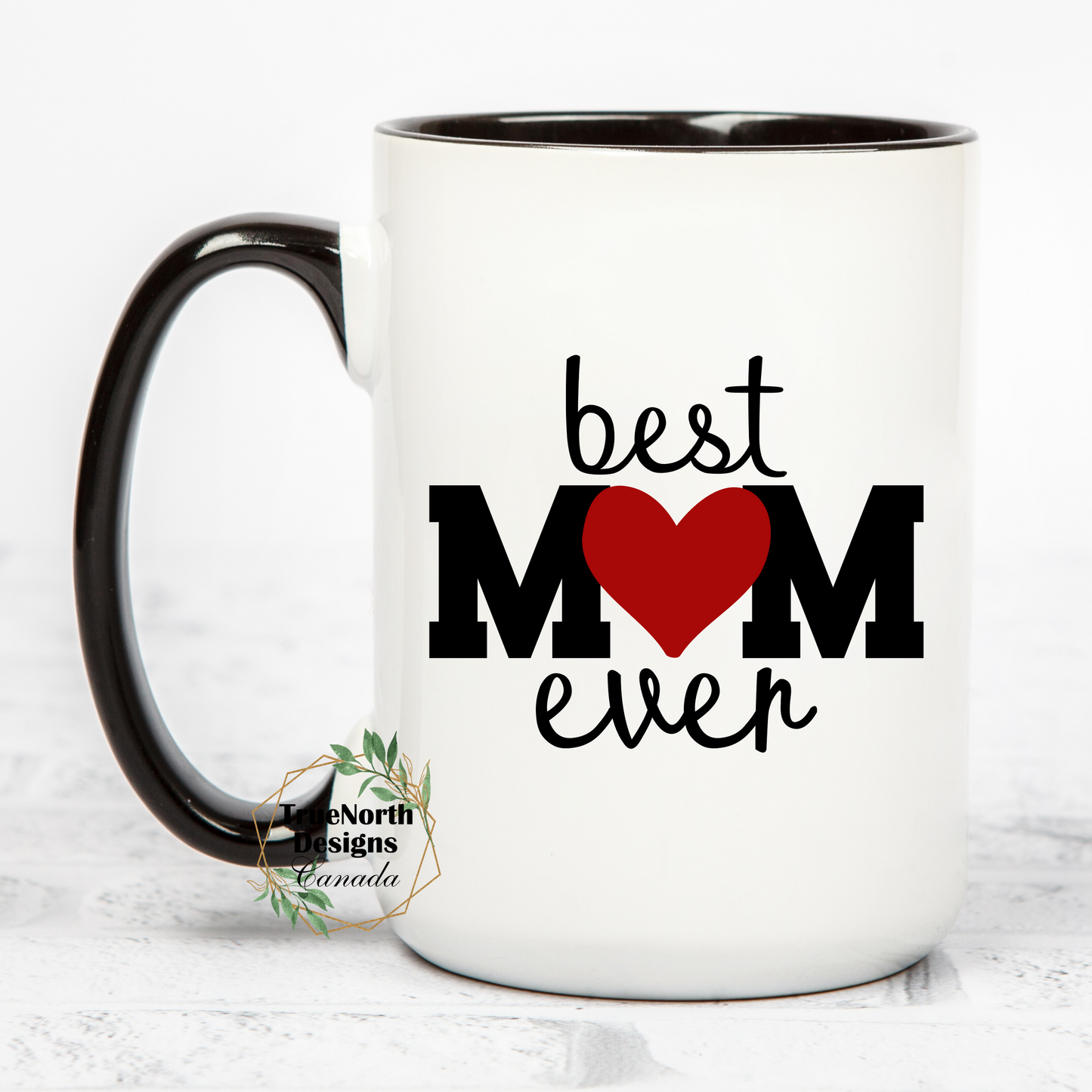 Best Mom Ever Heart Mug