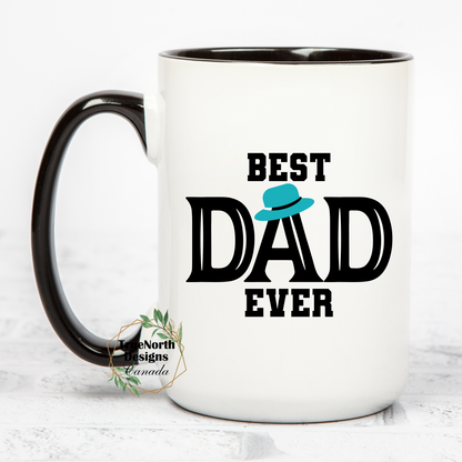 Best Dad Ever Fedora Mug